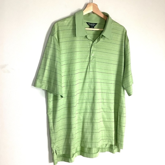 Vintage Brooks Brothers Country Club Performance Knit Polo Shirt Sz Large - Picture 4 of 9